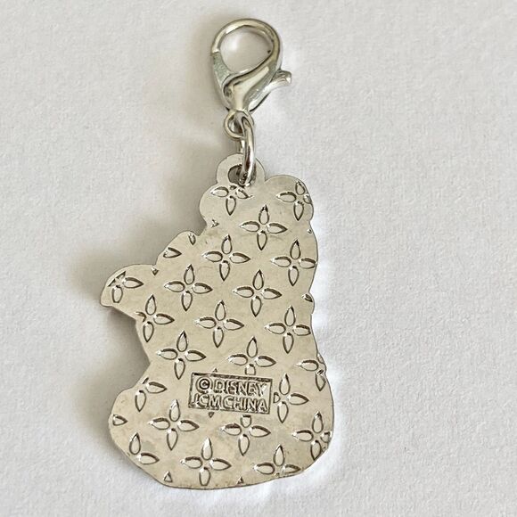Vtg Disney Piglet Winnie the Pooh Clip On Charm Zipper Pull Purse Bag Signed - Picture 5 of 8